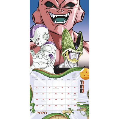 dragon ball z calendar